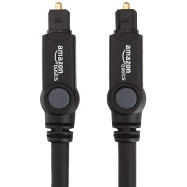AmazonBasics Digital Optical Audio Toslink Cable - 6 Feet (1.8 Meters) - Black <small>(Shipping Per: MK66.25)</small>