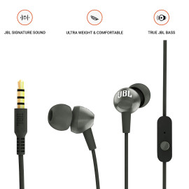 JBL C200SI in-Ear Headphones with Mic (Gun Metal) <small>(Shipping Per: MK789.25)</small>