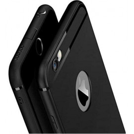 iPhone 6 Case/iPhone 6S Case- Amozo® Soft Silicone with Anti Dust Plugs Shockproof Slim Back Cover Case for Apple iPhone 6/6S - Black <small>(Shipping Per: MK468.10)</small>