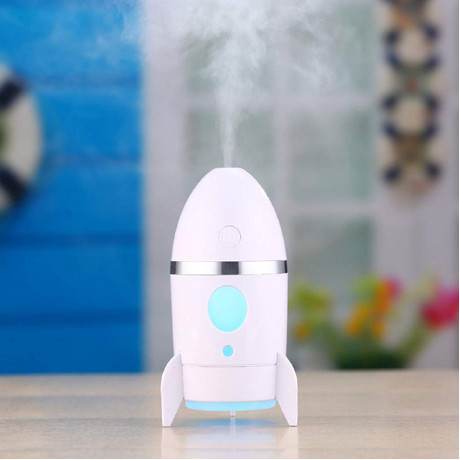  Romino Rocket humidifiers Air diffusers freshener for Room,Car,Home And Office With LED Night Light For (Multi Color) <small>(Shipping Per: MK97.35)</small>