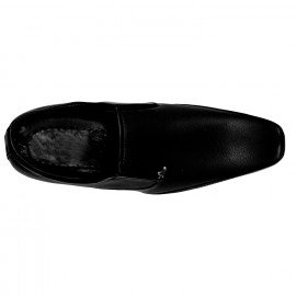 Kraasa Men's Black Leather Formal Shoes <small>(Shipping Per: MK528.40)</small>