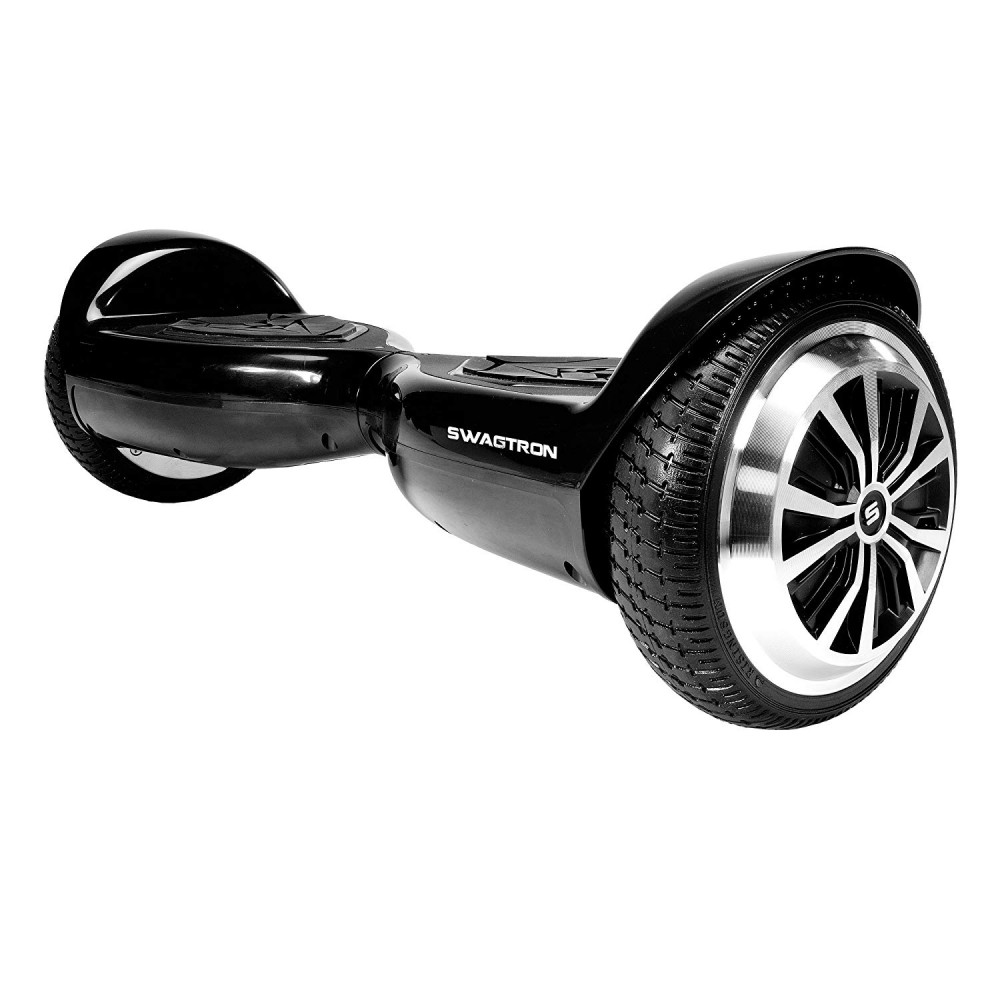 SWAGTRON T5 Hoverboard – Entry Level Self Balancing Scooter for Kids and Young Adults; Learning Mode with Patented Battery Protection (Black) <small>(Shipping Per: MK19.15)</small>